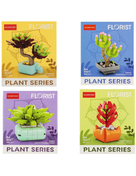 KLOCKI  "KWIATY" (SERIA 3) - 1 szt.