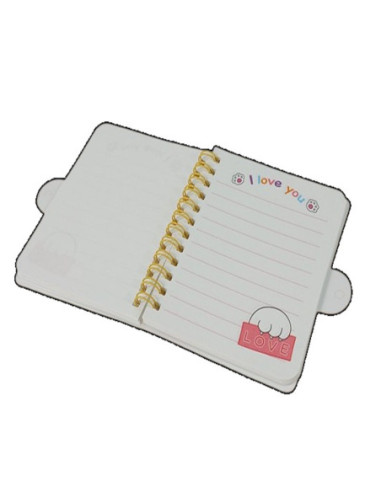 NOTES Z KŁÓDKĄ "KOCIE ŁAPKI"