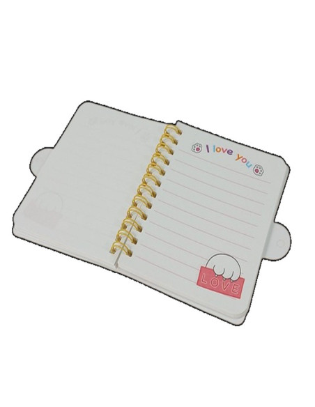 NOTES Z KŁÓDKĄ "KOCIE ŁAPKI"