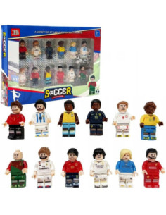 FIGURKI PIŁKARZY (SOCCER) - 12 szt.