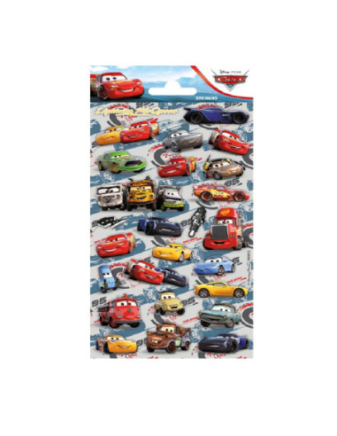 NAKLEJKI BROKATOWE "CARS"