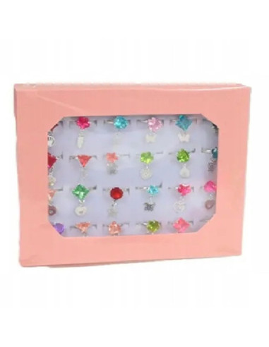 PIERŚCIONKI "BOX  - 2" - 24 szt.