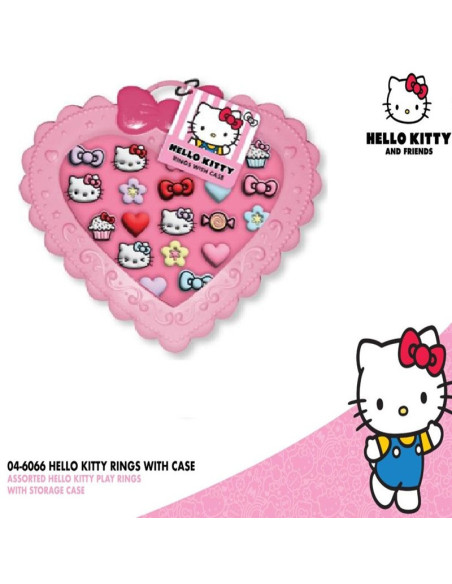 PIERŚCIONKI "HELLO KITTY" - 15 szt.
