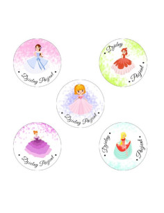 NAKLEJKI DZIELNY PACJENT  "KSIĘŻNICZKI" - 100 szt.