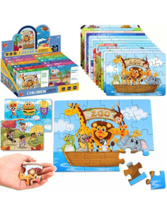 PUZZLE  "MIX WZORÓW" (24 elementy)