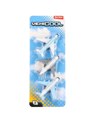 SAMOLOTY PASAŻERSKIE "VEHILCOOL" - 3 szt.