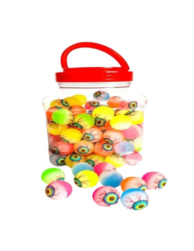 PIŁKI KAUCZUKOWE "OCZKO" - 50 szt.