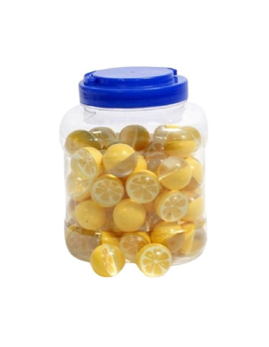 PIŁKI KAUCZUKOWE "CYTRYNA"- 60 szt.