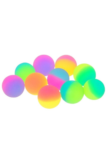 PIŁKI KAUCZUKOWE "MIX - 4"- 10 szt.