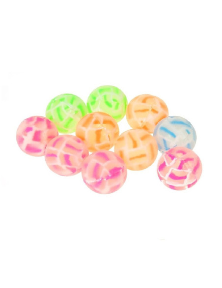 PIŁKI KAUCZUKOWE "MIX - 5"- 10 szt.