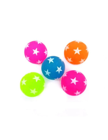 PIŁKI KAUCZUKOWE "GWIAZDKI" - 10 szt.