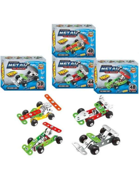 KLOCKI METALOWE "KREATYWNE - WYŚCIGÓWKI"