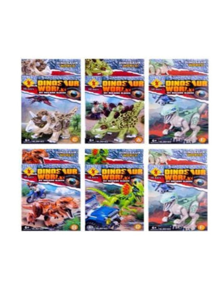 KLOCKI "DINOSAURUS - MIX"