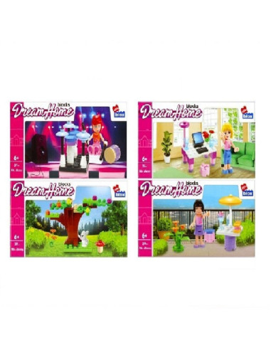 KLOCKI DLA DZIEWCZYNKI "GIRL - 1"