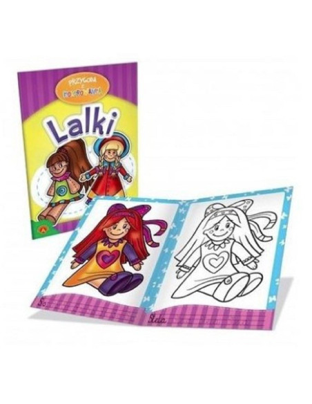 DUŻA KOLOROWANKA " LALKI"