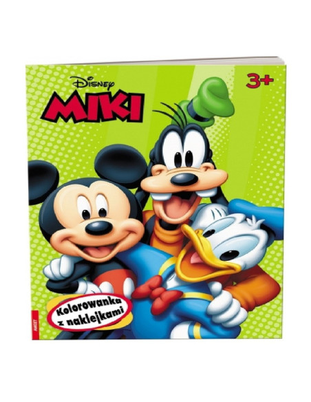 KOLOROWANKA Z NAKLEJKAMI "DISNEY -MIKI"