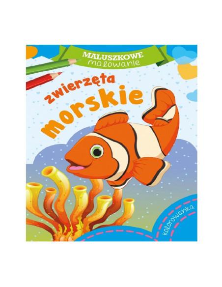 KOLOROWANKA  "M-M ZWIERZĘTA MORSKIE"