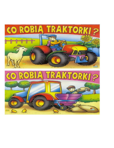 KOLOROWANKA  "CO ROBIĄ TRAKTORKI"