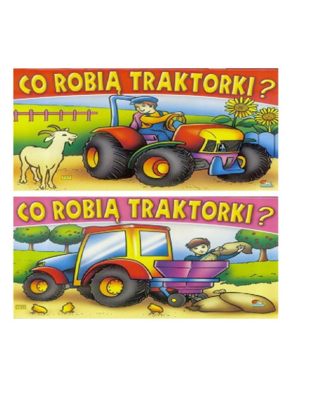 KOLOROWANKA  "CO ROBIĄ TRAKTORKI"
