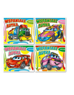 KOLOROWANKA  "WSPANIAŁE AUTKA"