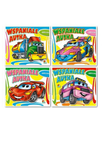 KOLOROWANKA  "WSPANIAŁE AUTKA"