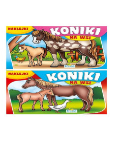 KOLOROWANKA "KONIKI NA WSI"