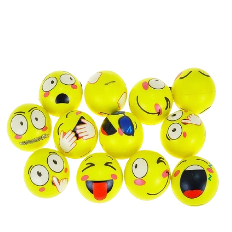 PIŁKA PIANKOWA "EMOTKI - 3"